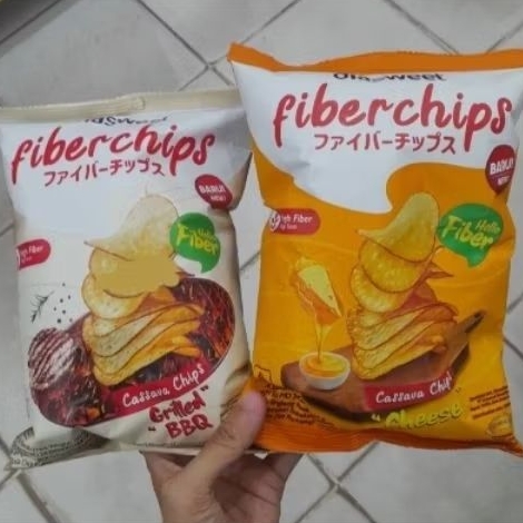 

Diasweet Fiberchips cassava chips snack high fiber rasa GRILLED BBQ / CHEESE KEJU 50gr