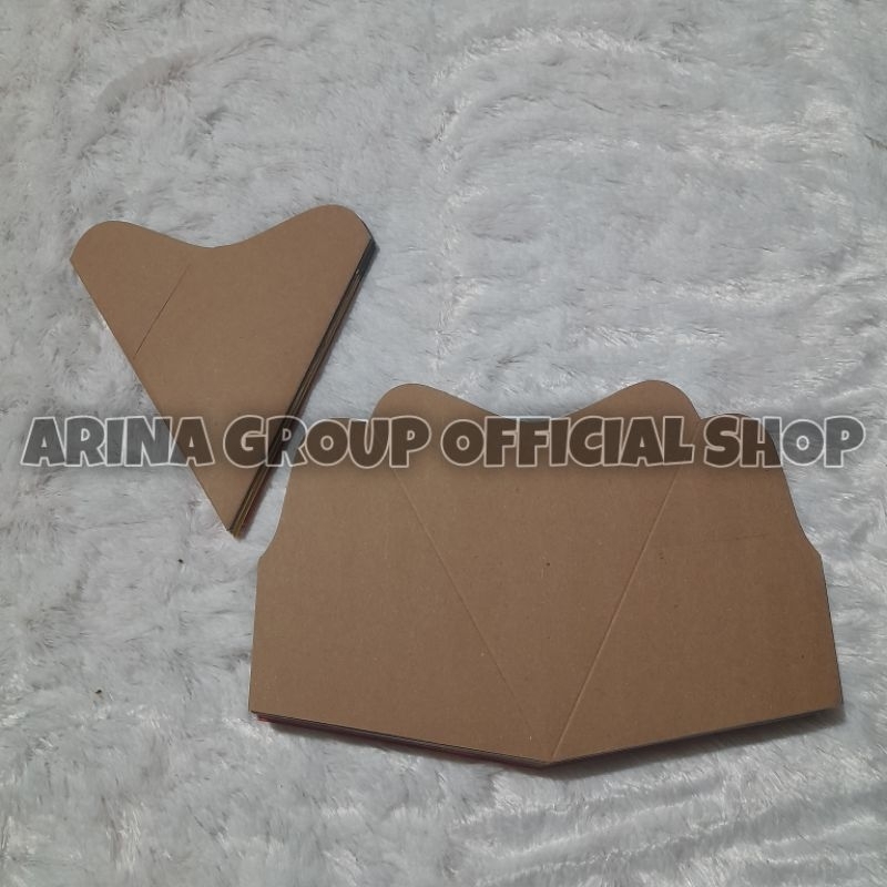 

400 LEMBAR KEMASAN CREPES 3D PAPER CRAFT SUPER QUALITY | KERTAS LEKER KREPES CRISPY HIGH QUALITY | BOX LEKKER WAFFLE CROFFLE PRODUK TERBARU | ARINA SHIVA GROUP 1911