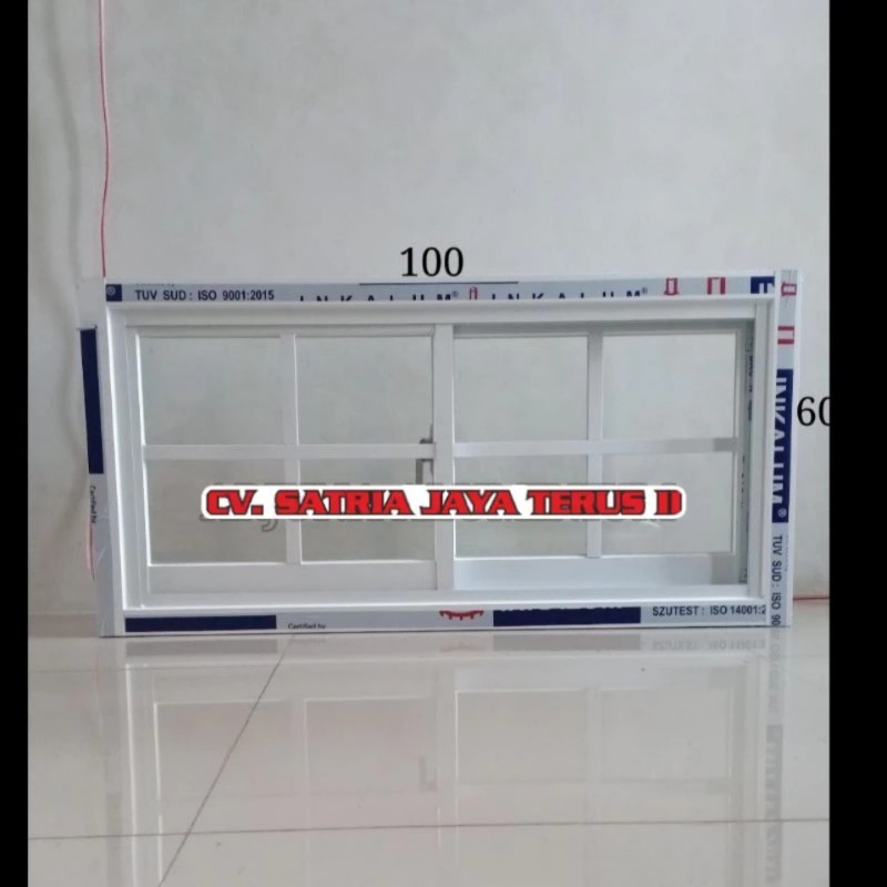 Jendela Sliding Ornamen 1 Set 100x60