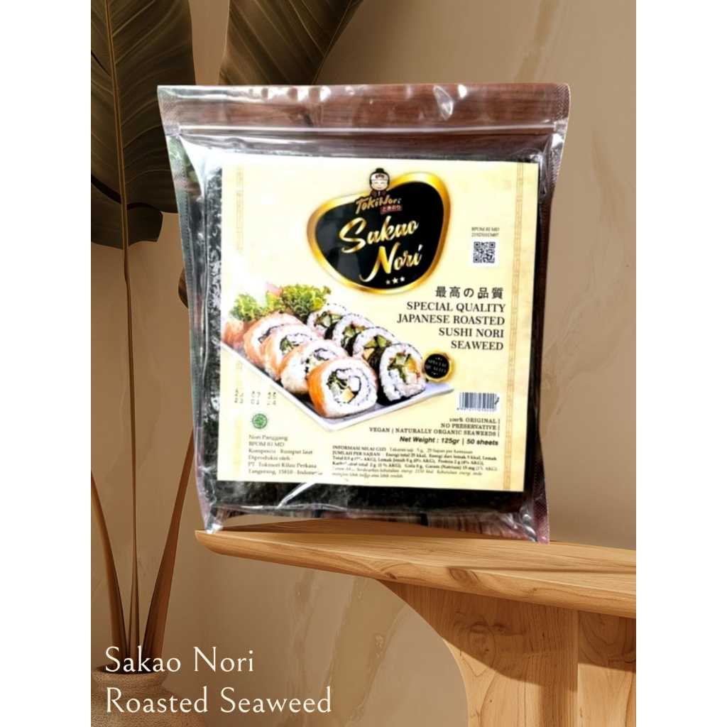 

SAKAO NORI 50 LEMBAR GRADE A | WARNA HIJAU GELAP KUALITAS PREMIUM, ENAK GURIH DAN CRUNCHY