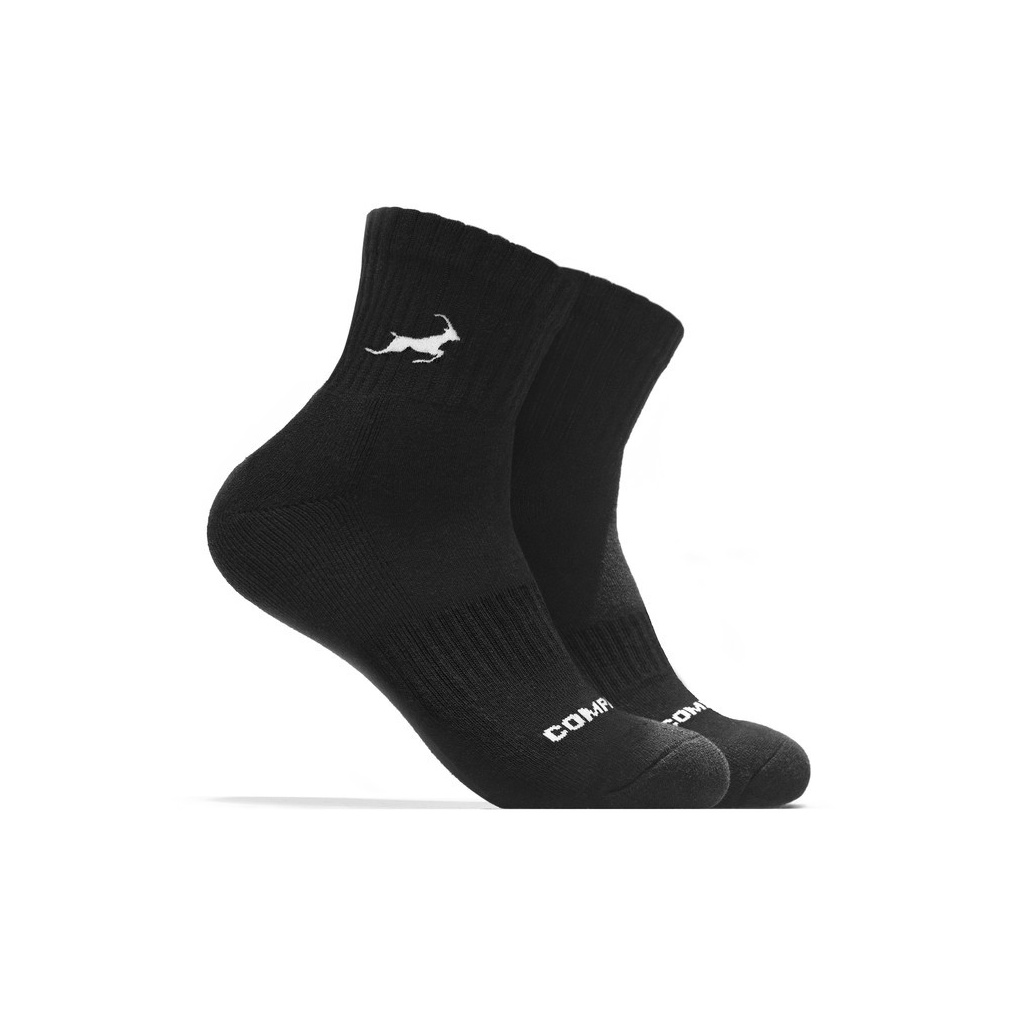 KODE D63O Sepatu Compass Socks Low Black