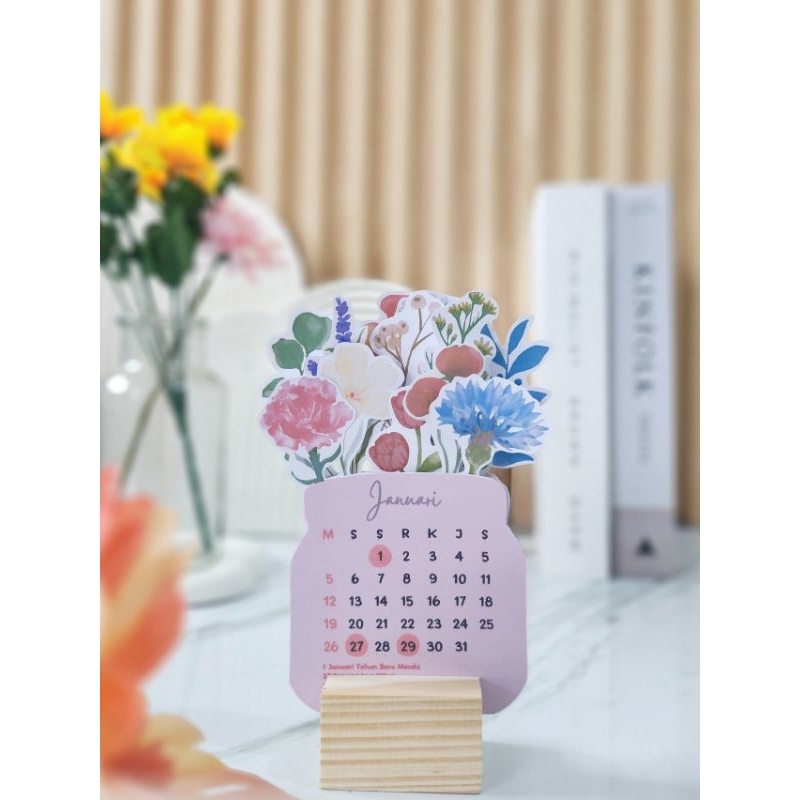 

kalender meja 2025 aesthetic - kalender meja lucu