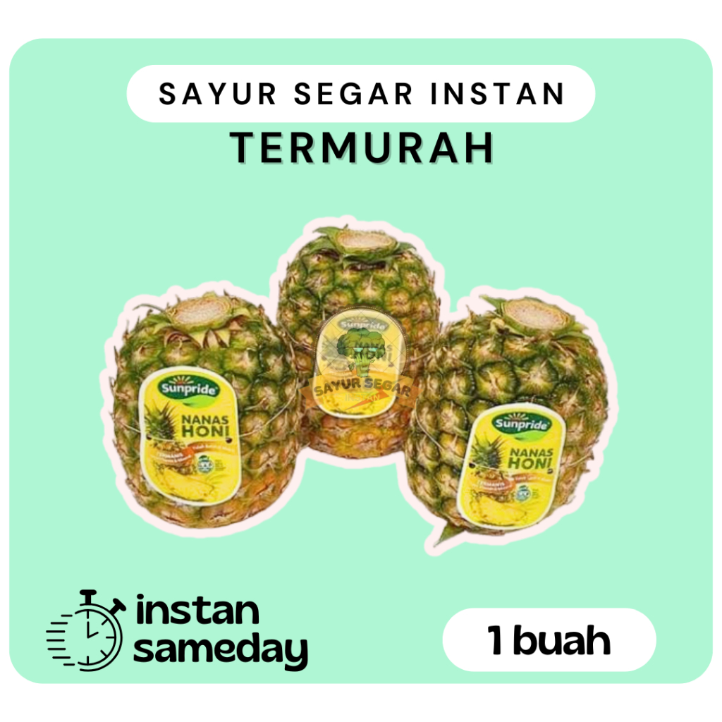 

Nanas Honi Nanas Sunpride 1buah - Sayur Segar Instan