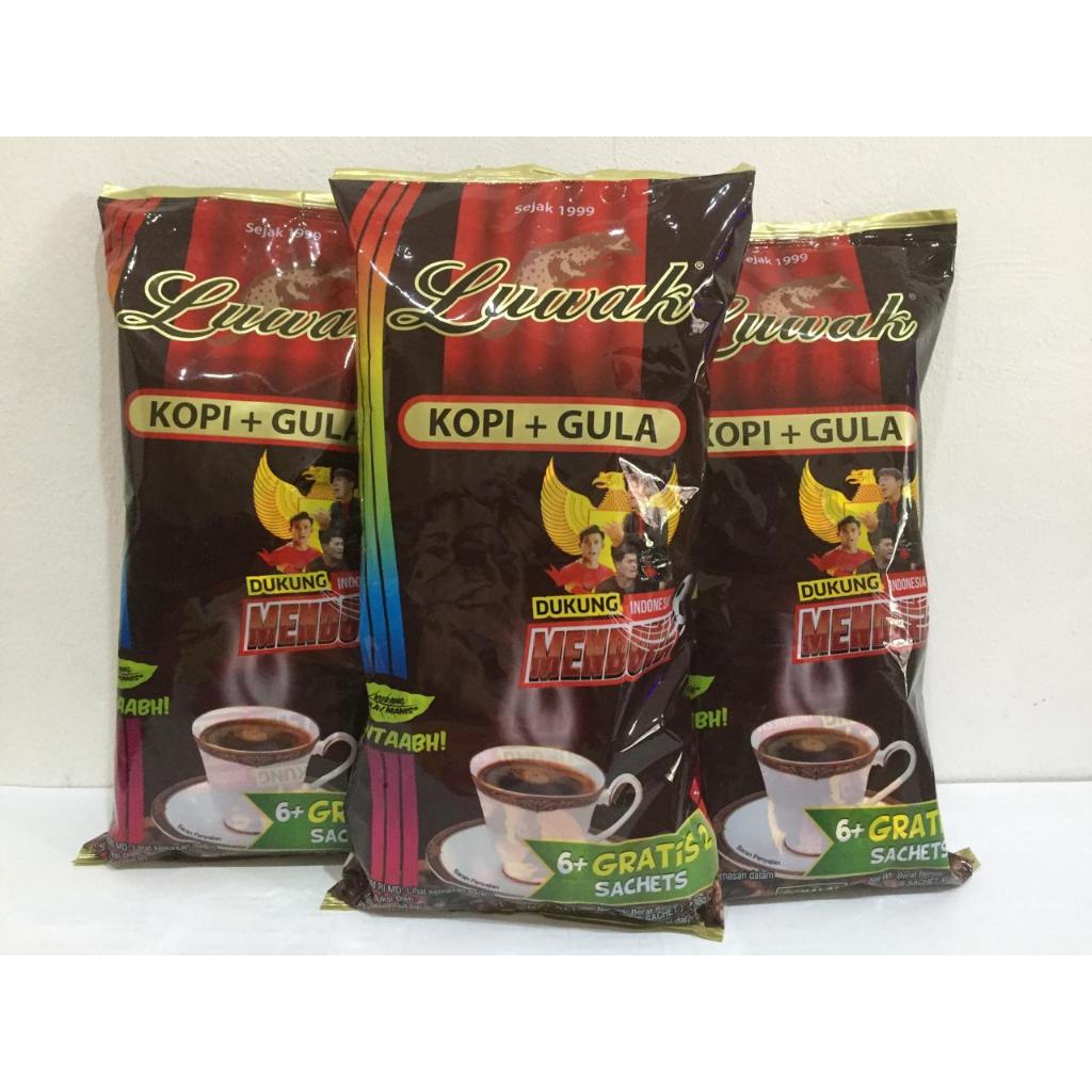 

Kopi Luwak Plus Gula Isi 6 + 2 Sachet