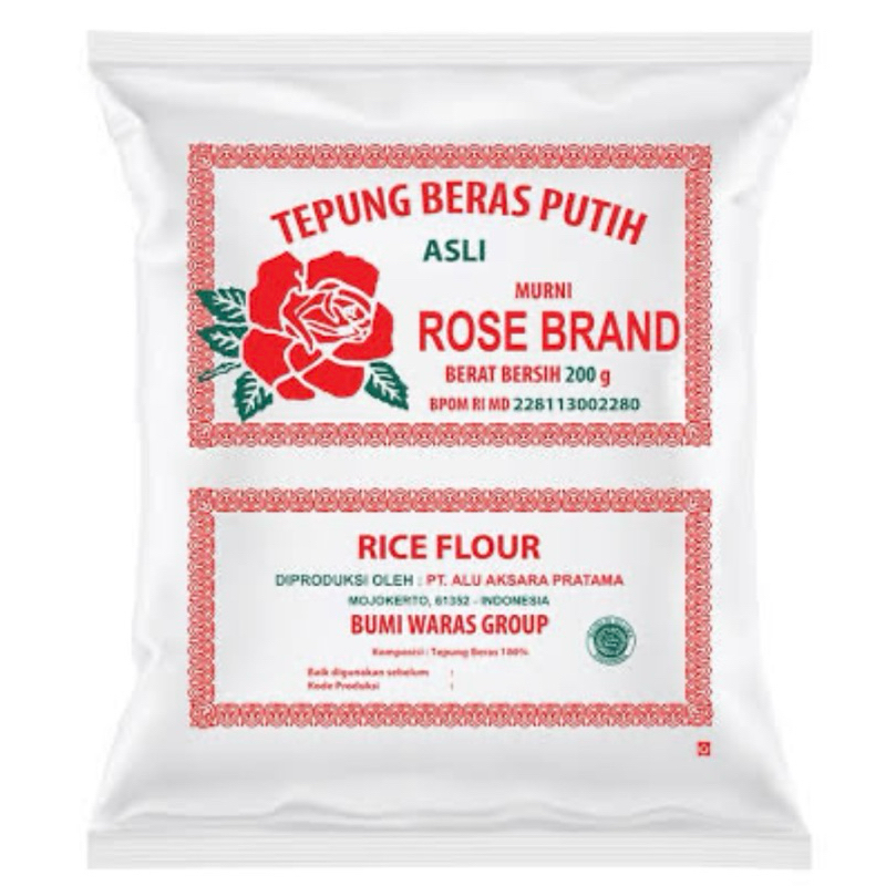 

Tepung Beras Putih Rose Brand 500 gram