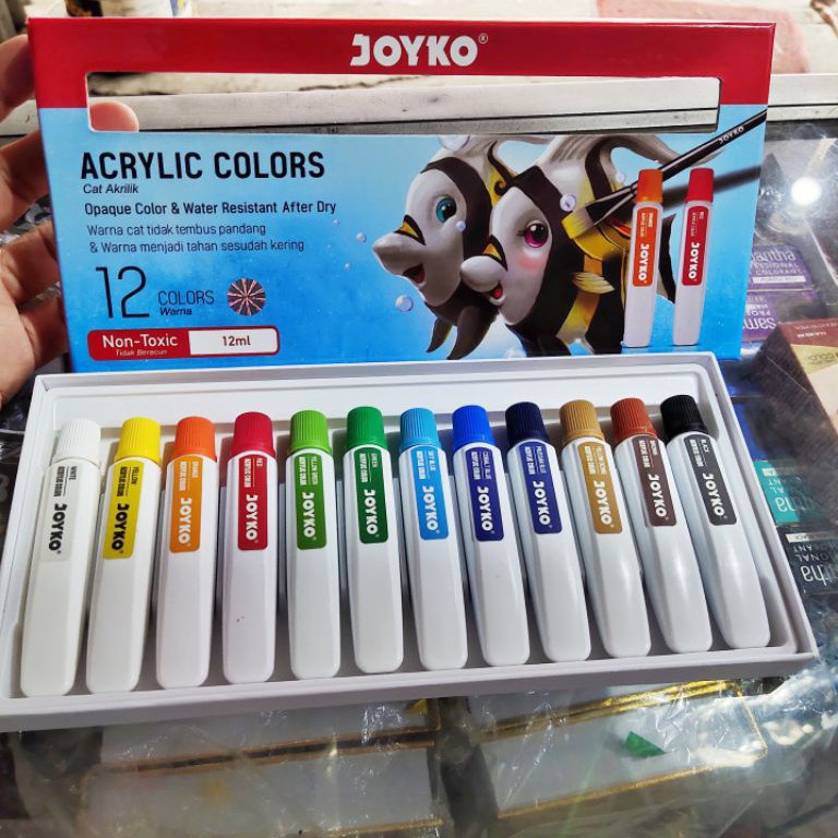 

KODE K83O Cat acrylic Joyko 12 lors 12ml