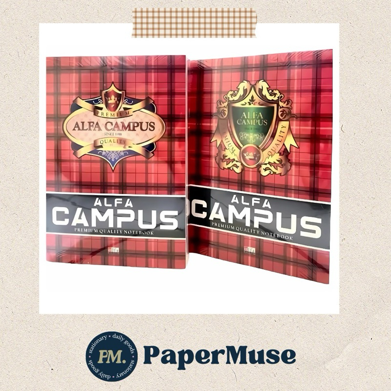 

Buku Tulis Alfa Campus Premium 36 Lembar (1 Pak Isi 10 Buku)