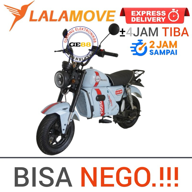 Sepeda Listrik Goda Mecha Kingkong GD-199MAX Dewasa Murah Promo Gratis Ongkir Khusus Toko Sepeda Lis