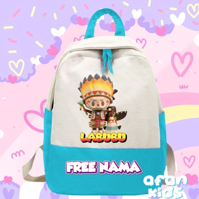 TAS LABUBU INDIANA RANSEL SEKOLAH ANAK