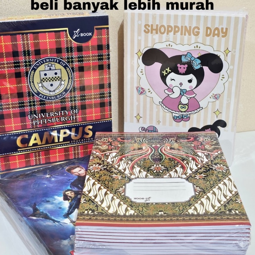 

Terjangkau SOS Buku Tulis XBook KwartoKecil 38 Lembar1bk Buku Catatan Buku Sekolah Bergaris