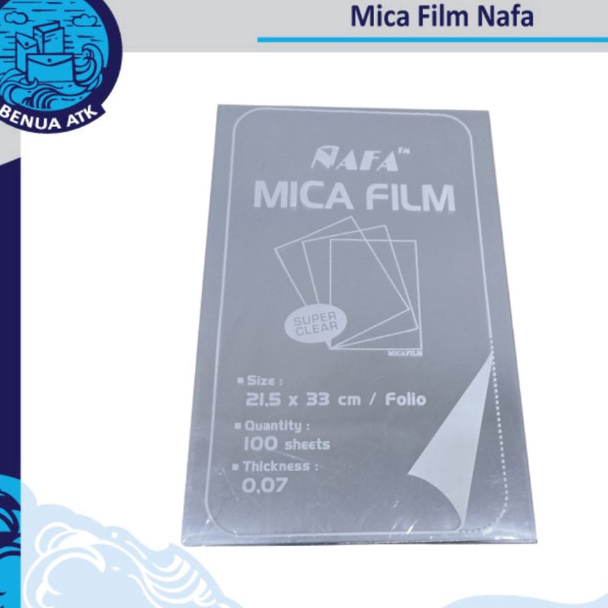 

KI3 Mika Jilid Plastik Mica Film Transparant Folio NAFA MFF