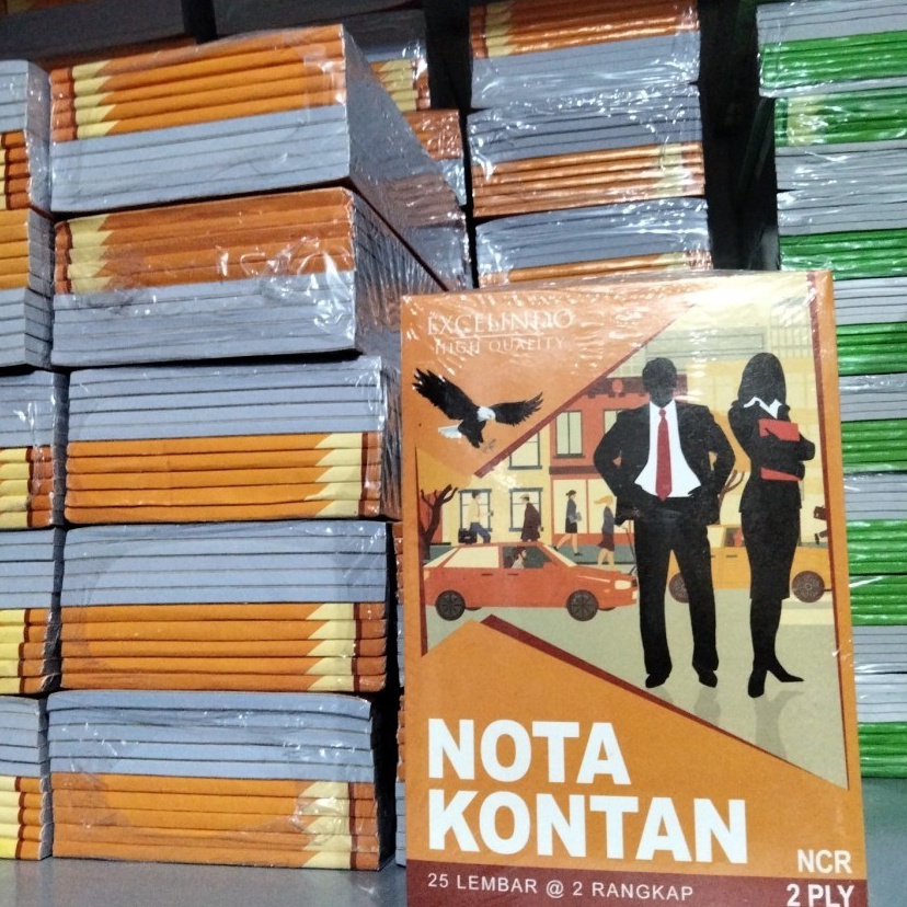 

KP8 Buku Bon Nota Kontan kecil Rangkap 2 ply Excellindo 1 buku