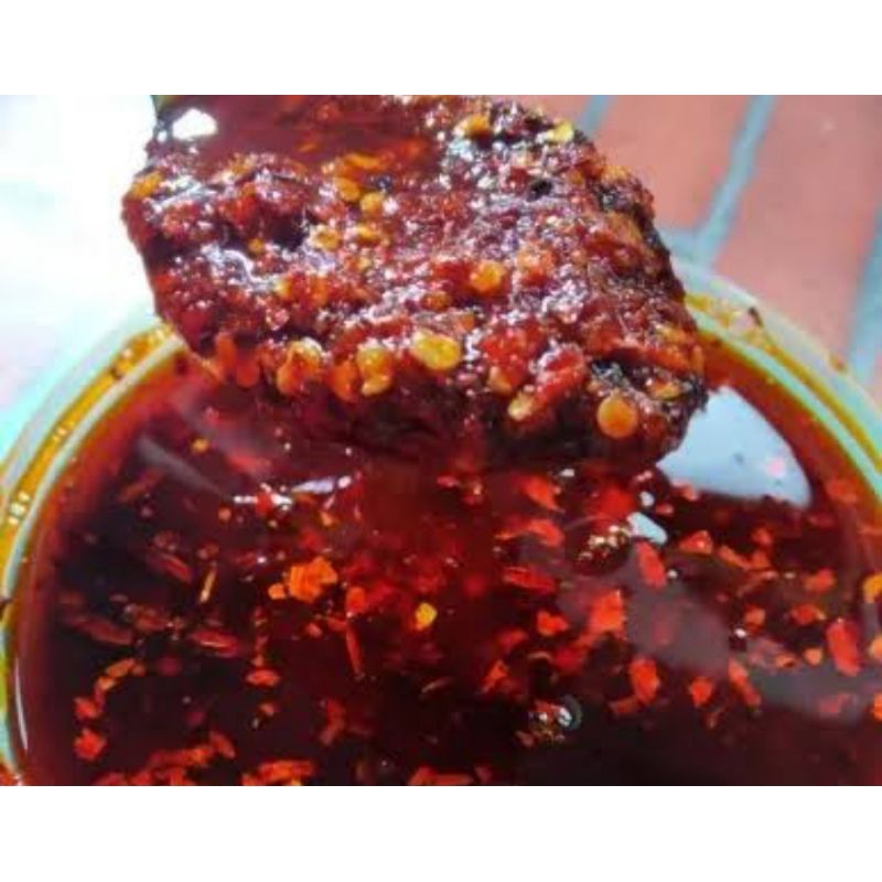 

sambal Chili oil spesial hommade 1kg