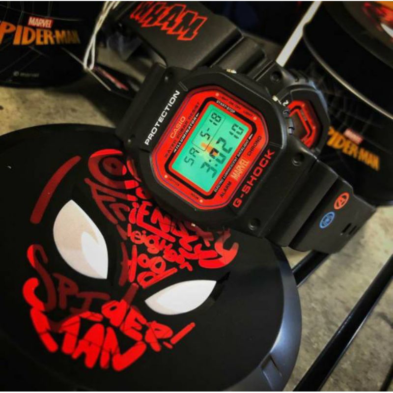 Gshock DW5600 Spiderman