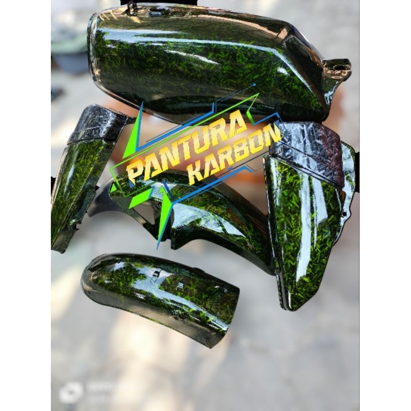 COVER BODY SET YAMAHA RX KING COSTUM CARBON