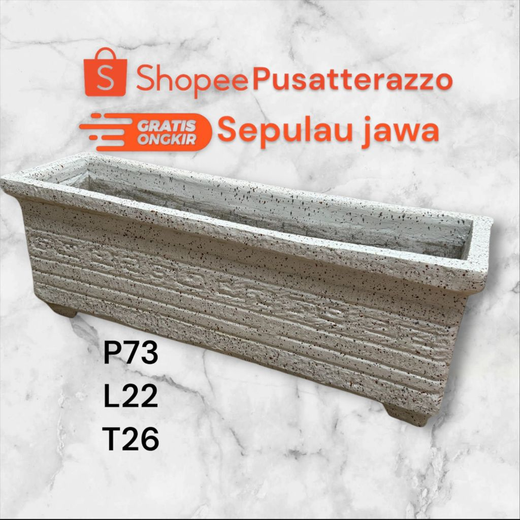 pot vas estetik panjang 70