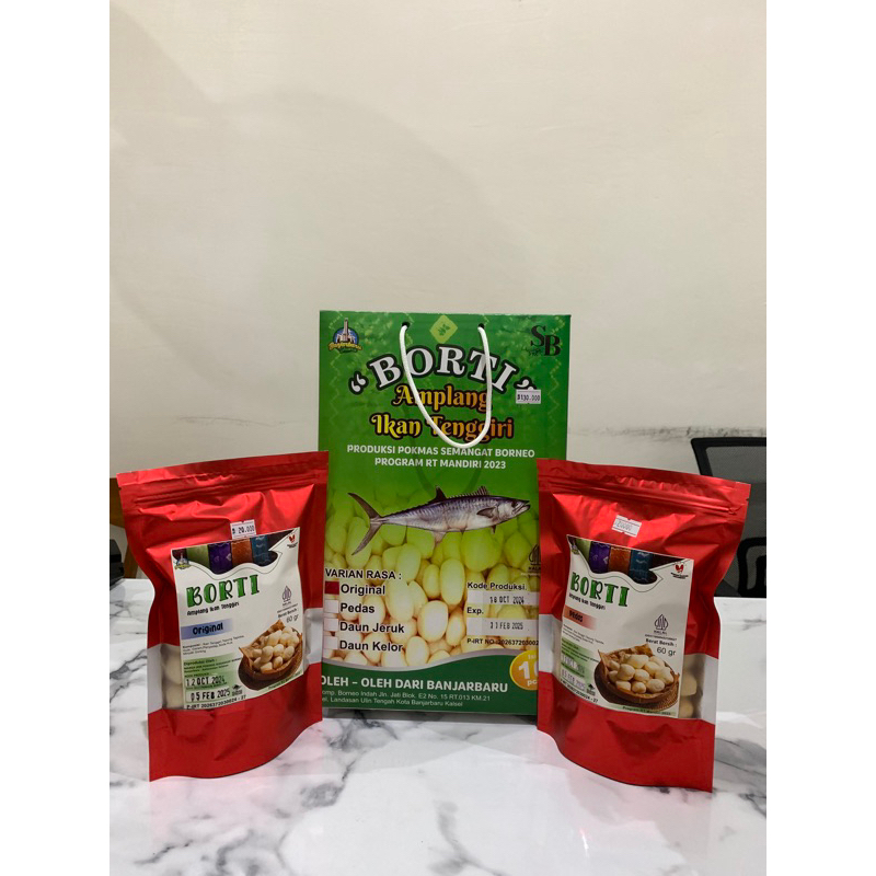 

Amplang Tenggiri Borti Khas Banjarbaru