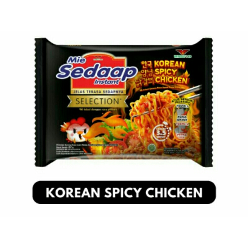 

Mie sedaap korean spicy hot goreng