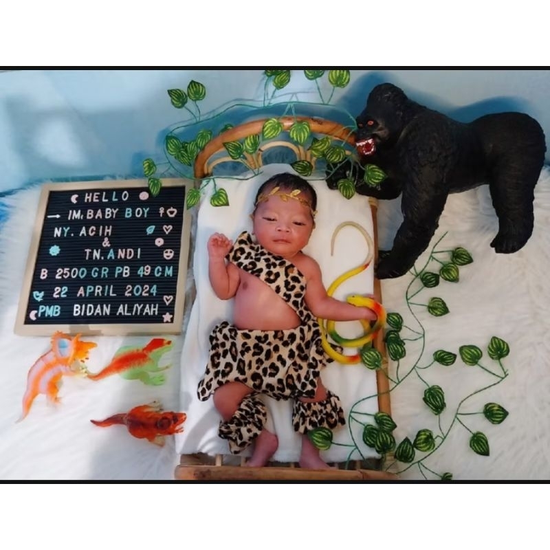 Kostum photoshoot tarzan anak