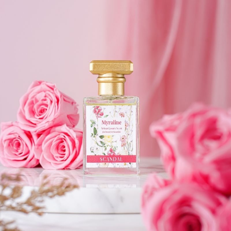 Myraline SCANDAL (FLORAL FRUITY) Parfum Tahan lama wanita dan pria isi 30ml