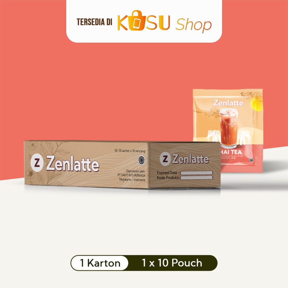 

Zenlatte Thai Tea - 1 Karton | Thai Tea Powder | Bubuk Thai Tea