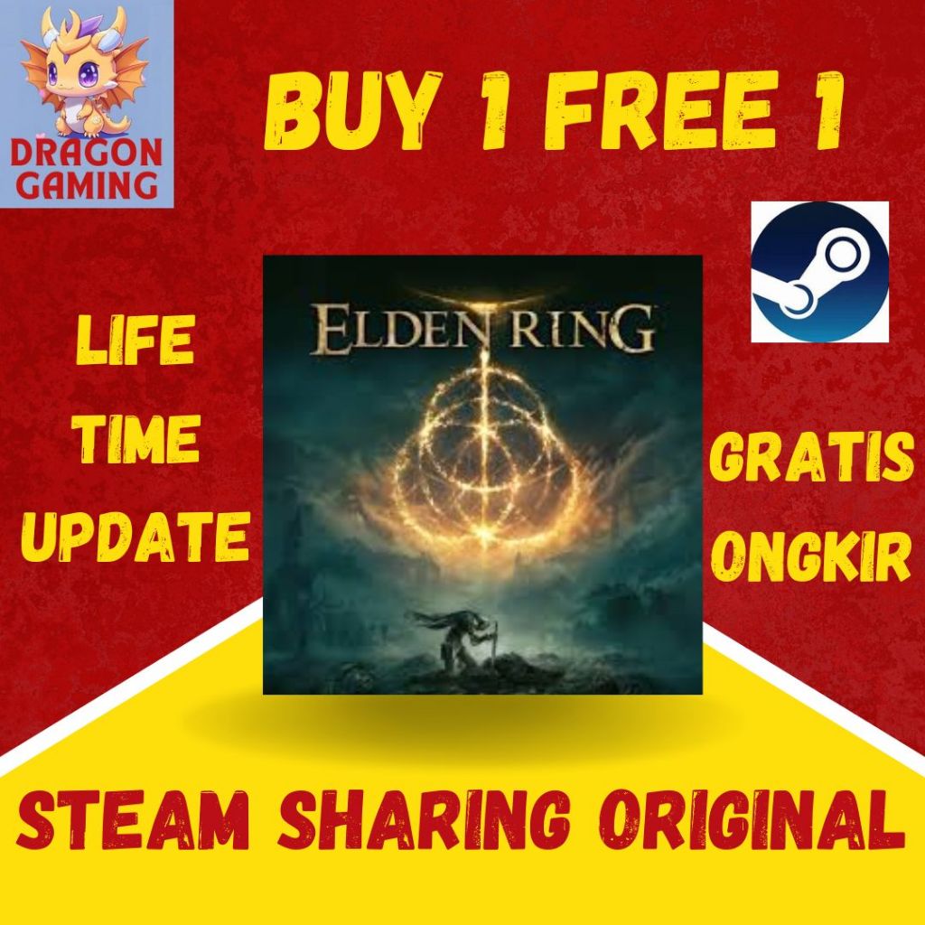 Elden Ring Full DLC | GAME PC - STEAM SHARING ORIGINAL