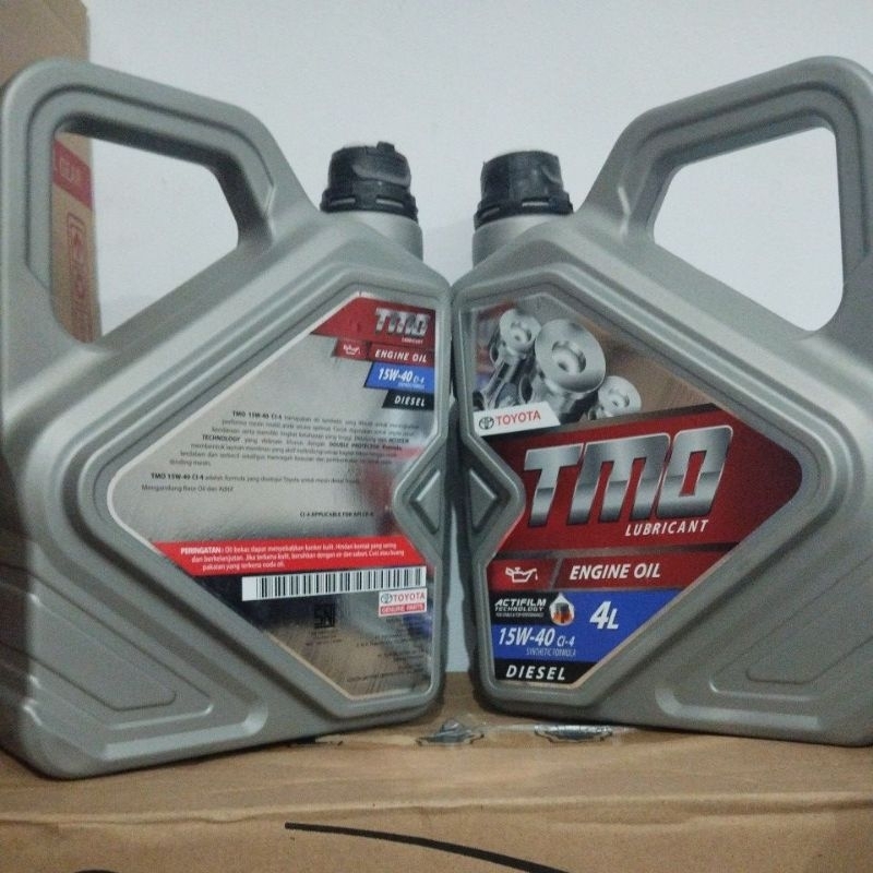 oli mobil TMO diesel 4 liter toyota 15W-40 4 galon (dus)