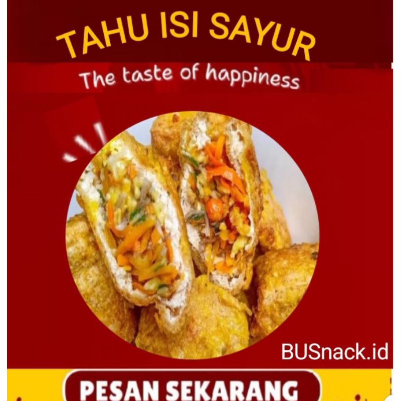 

Tahu Isi Sayur Original 5 Pcs Digoreng Dadakan (Mateng)