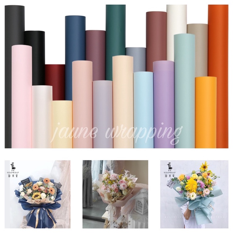 

First Quality 1PAK2LEMBAR JAA Kertas Buket Bunga Flower Wrapping Paper Cellophane