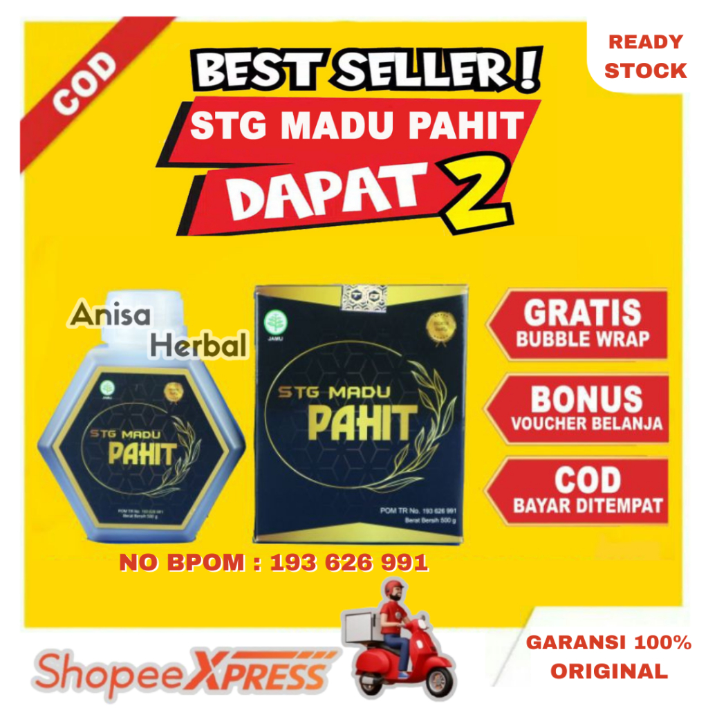 Madu Hitam Pahit // Madu Pahit Stg Herbal Asli 100% Original Izin BPOM