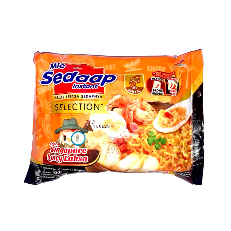 

MIE SEDAAP Instan SELECTION Style Of Singapore Spicy Laksa 83gr