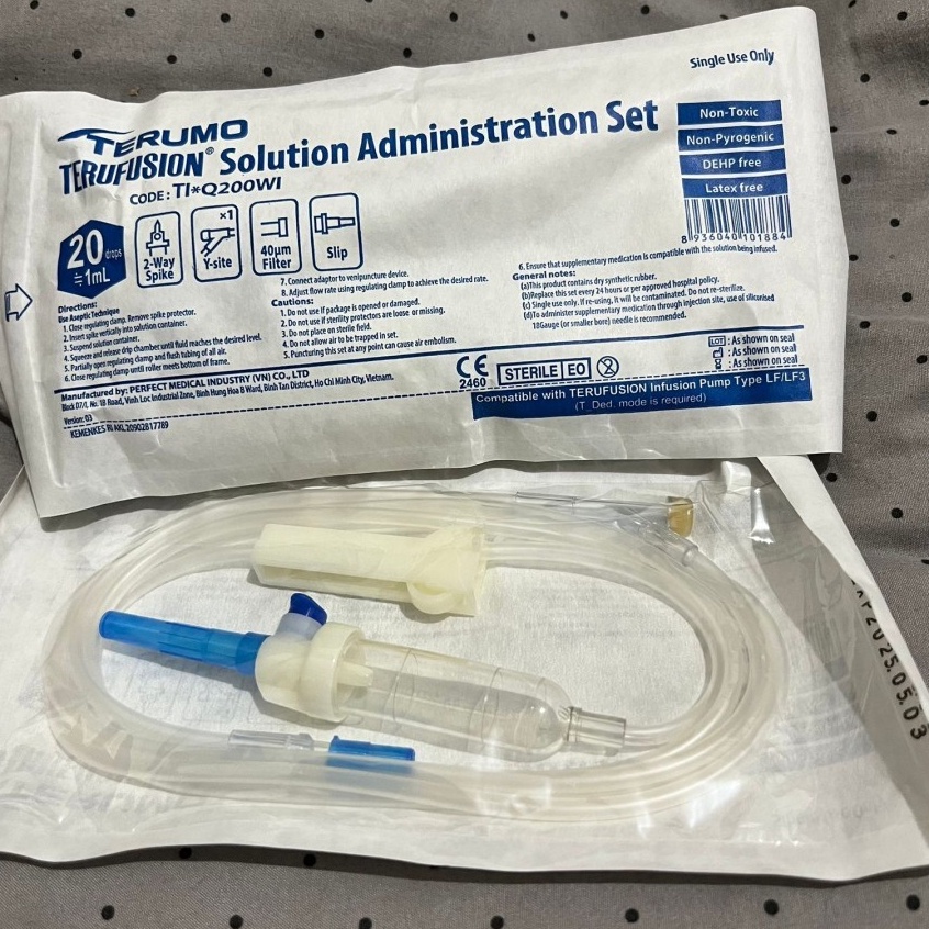 Borong Untung  Infuset Terumo  Selang Infus Terumo  Infus set Terumo Dewasa