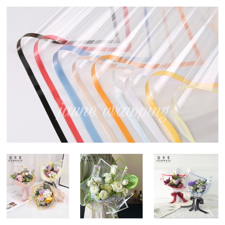 

Hemat Pembelian 1PAK2LEMBAR JFA Kertas Buket Bunga Bening List Flower Wrapping Paper Cellophane