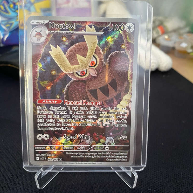 Noctowl AR 189/166 Kilat Rasi Pokemon TCG Indonesia