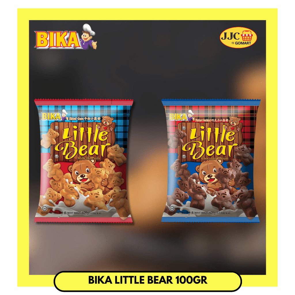 

Bika Little Bear 100gr | Milk | Coklat