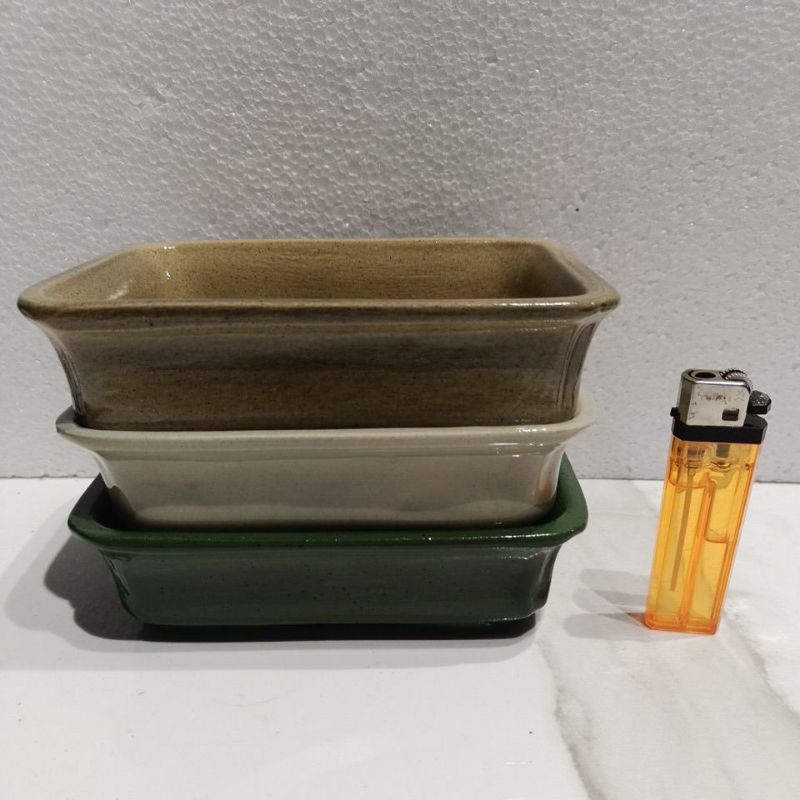 pot keramik kotak mame