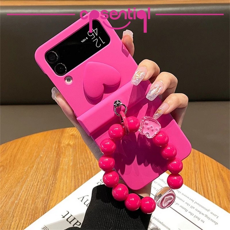 [NEW] Case Samsung Z Flip Model Love Rosy | For Samsung Z Flip 7 6 5 4 3 | Z Flip 6 | Z Flip 5 | Z F