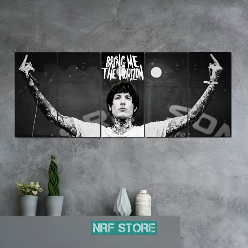 Poster dinding band bmth - Hiasan kamar cowok Pajangan Wall decor
