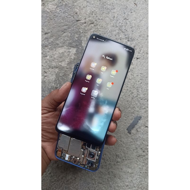 lcd Huawei Nova 5t original copotan minus