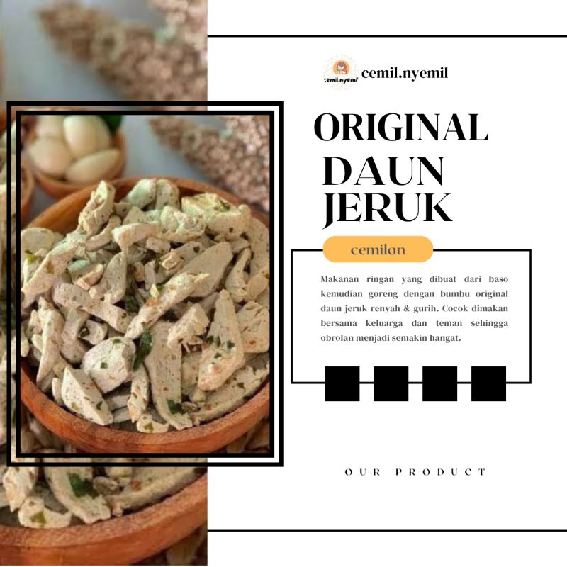 

BASRENG ORIGINAL DAUN JERUK GURIH & RENYAH 500gr