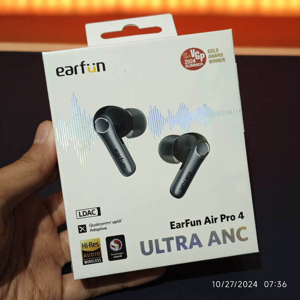 EarFun Air Pro 4 ANC with Snapdragon Sounds / aptX Adaptive / LDAC & Auracast TWS True Wireless Earp