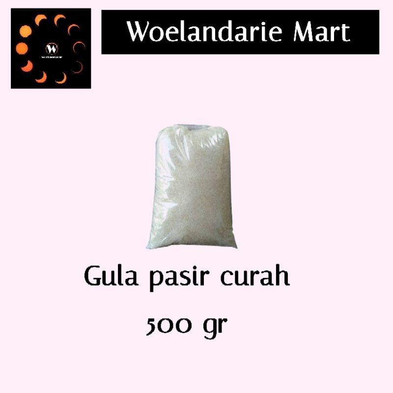 

500 gr gula pasir curah