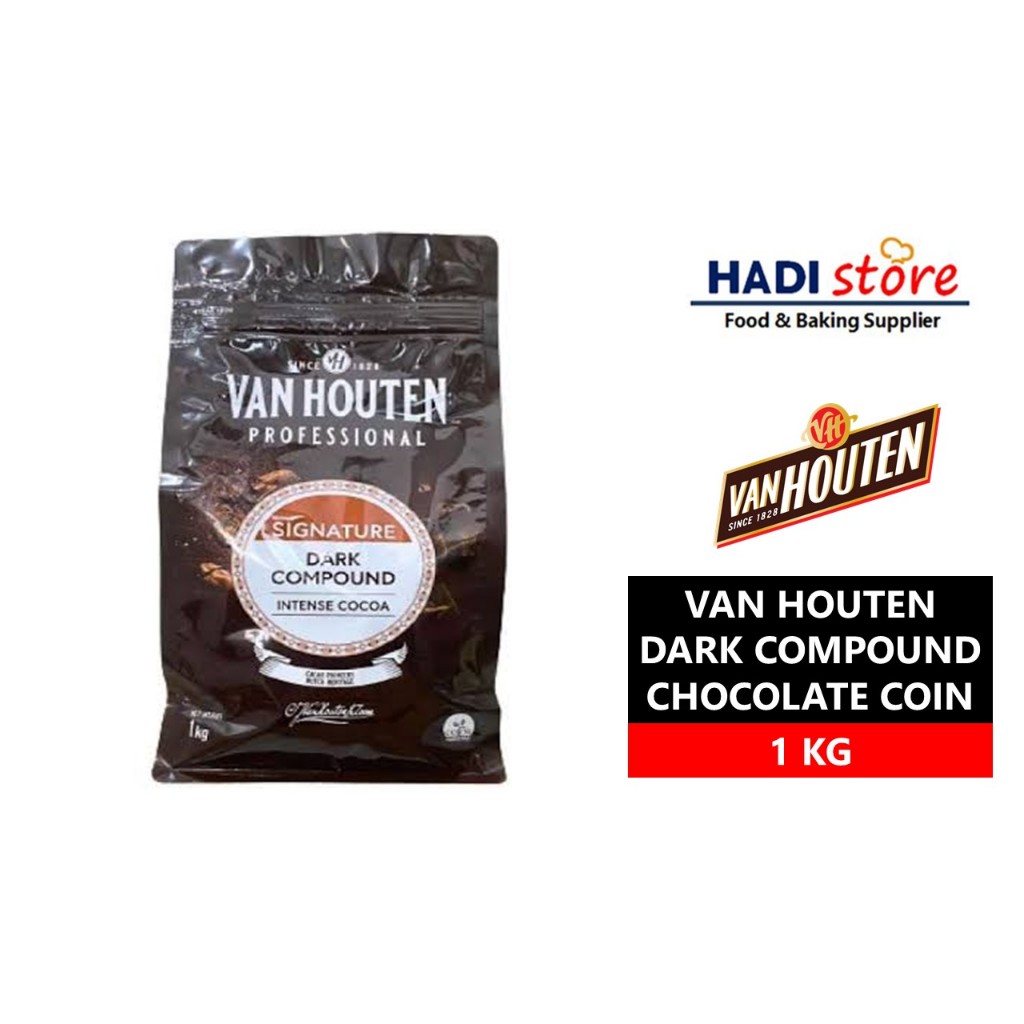 

VAN HOUTEN COKLAT CHOCOLATE COMPOUND COIN - DARK