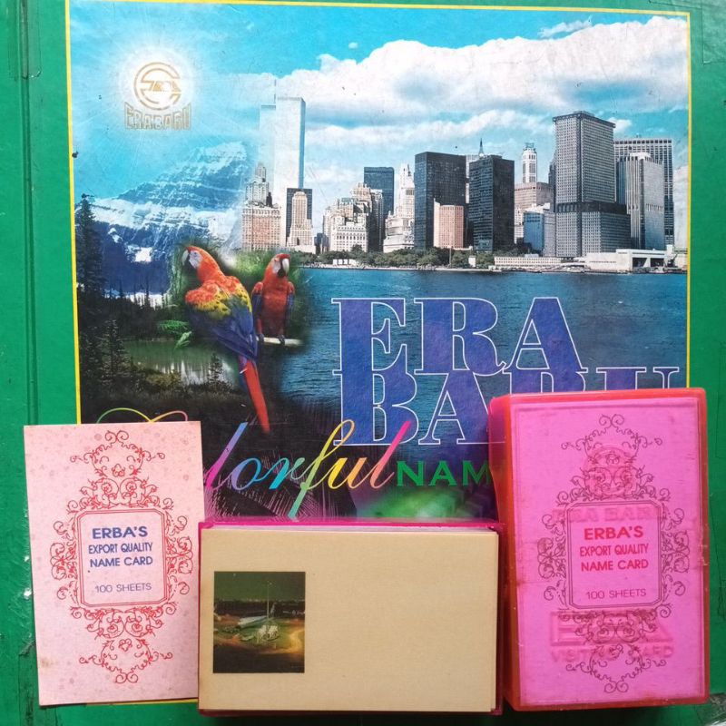 

ERBA PROMO KARTU NAMA ERA BARU | PRODUK DIJAMIN ORIGINAL | HARGA TERMURAH | KARTU NAMA ISI 100 | KARTU NAMA POLOS | KARTU NAMA BERGAMBAR