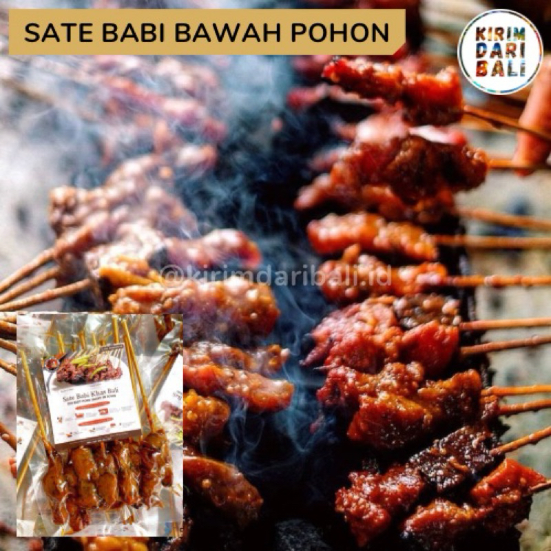 

Sate Babi Bawah Pohon [10 Tusuk] - Vacuum Packed / Makanan Frozen Bali / Sate Babi Bali