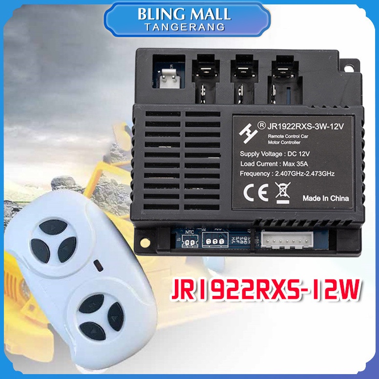SALETERBATAS JR1922RXS Receiver Mobil AKI DC 12V 35A Resiver Mobil AKI 12 Volt Receiver Mobil RC