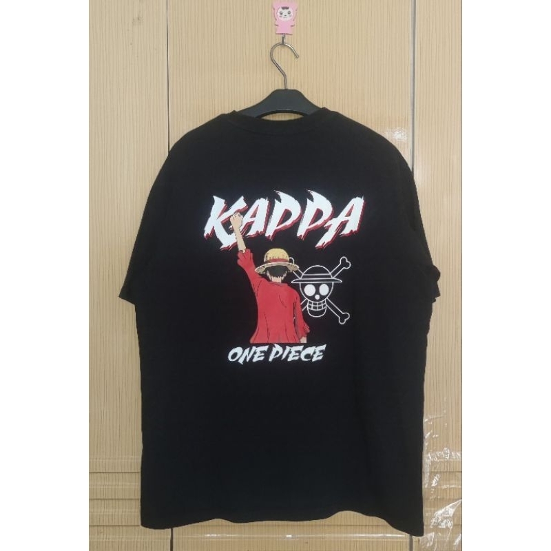 TSHIRT KAPPA X ONE PIECE BLACK SECOND ORIGINAL