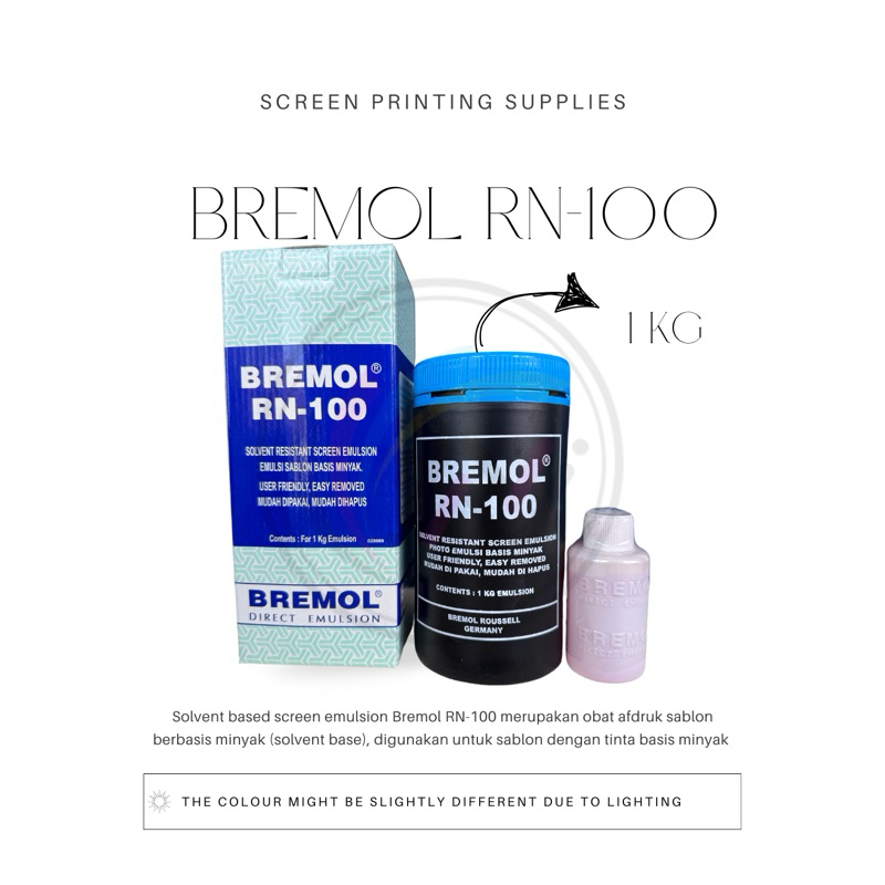 

1KG Bremol RN 100 - Obat Afdruk Sablon Basis Minyak Solvent