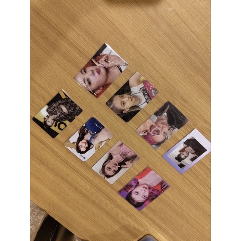 Photocard ITZY Lia crazy in love, csi, maybelline, guess who