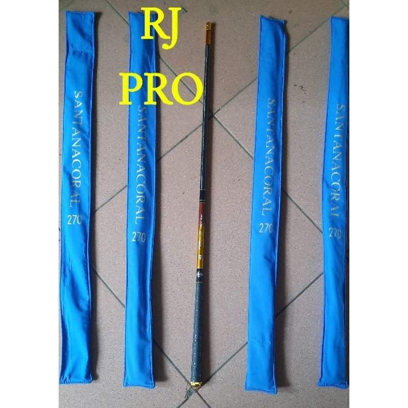 Joran Tegek Stella Santana Coral 270 ( packing aman pipa karton tebal anti pecah, gratisss)